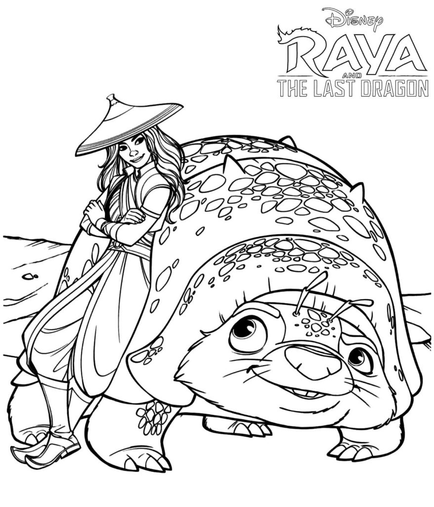 Раскраска Райя 55
