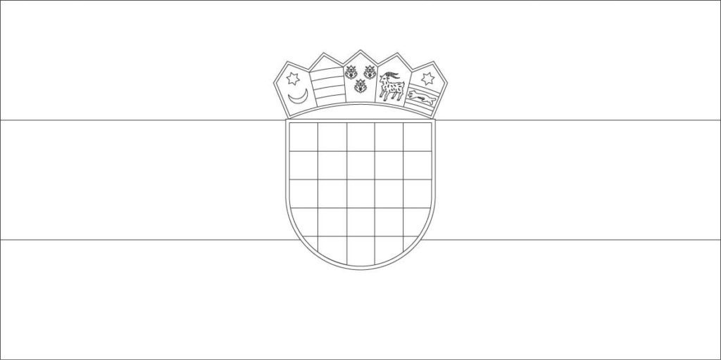 Флаг Хорватии 10 Flag of Croatia 10