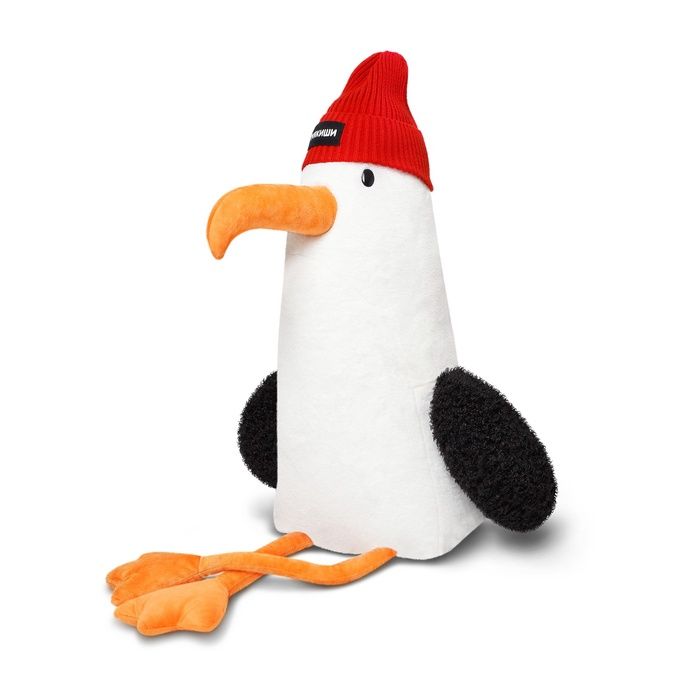 Смешная игрушка чайка